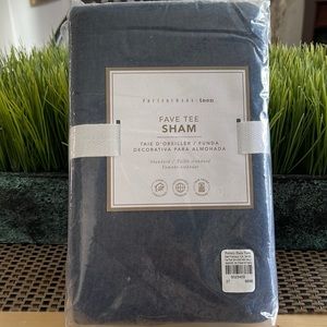 NEW POTTERY BARN TEEN FAVE TEE SHAMS (Set of 2)